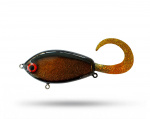 AH Baits Swim Tail - Black MotorOil AH Baits Swim Tail - Black MotorOil